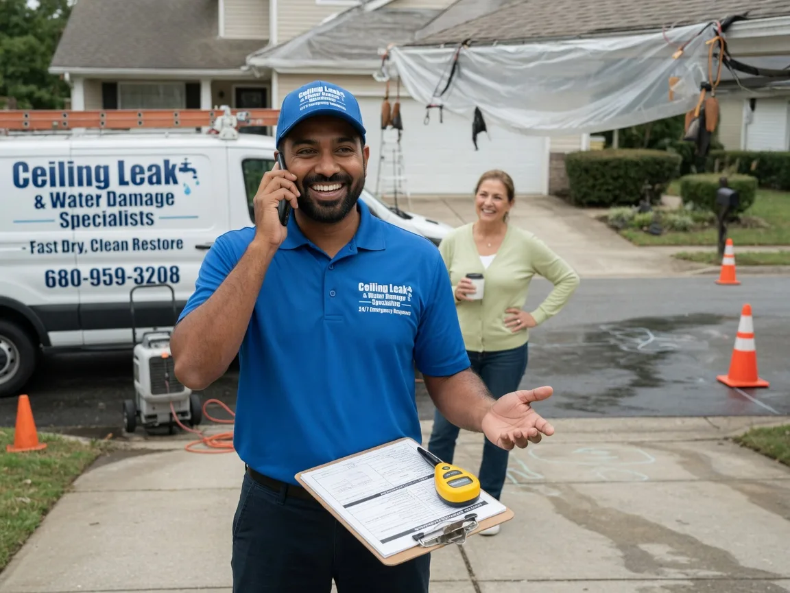 Ceiling Leak Cleanup Una, SC FAQs